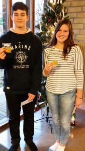 Vinnare klass 7: Kristian och Agnieszka.